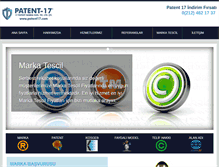 Tablet Screenshot of patent17.com